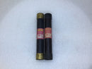 Fusetron FRS-R-1-6/10 1.6 Amp 600V Dual Element Fuse - Lot of 2 - Red Label