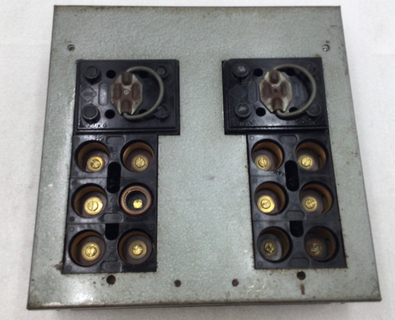 Heinemann D-23 100 Amp 12 Pole 240V Combo Fuse Block w/Panelboard Enclosure