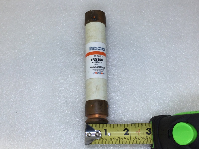 Ferraz Shawmut TRS35R 35 Amp 600V Time Delay Class RK5 Fuse