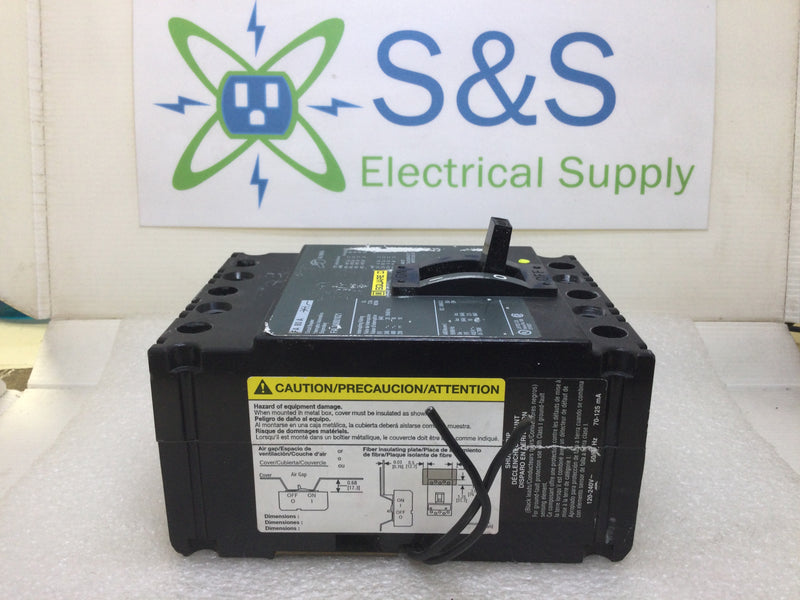 Square D FAL340801021 80 Amp 3 Pole 480V Circuit Breaker w/Shunt Trip