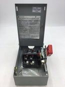 GE TH3221R 30 Amp 3-Phase 240V Heavy-Duty Safety-Switch -New