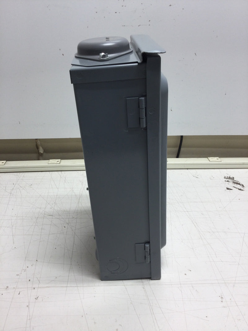 Square D H321NRB 30 Amp 240V Fusible Safety Switch Enclosure 14 1/2" x 7 1/2"