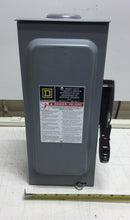 Square D H321NRB 30 Amp 240V Fusible Safety Switch Enclosure 14 1/2" x 7 1/2"