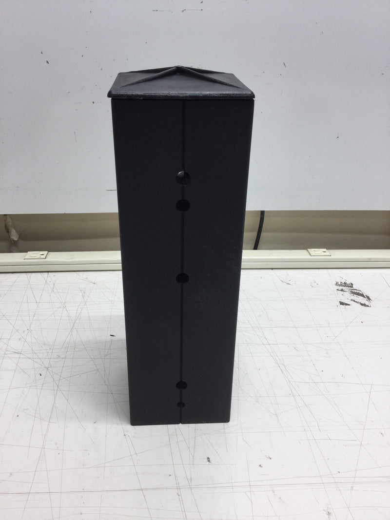 Hubbell Lighting SETA2 Four Fixture Square Tenon Adapter Black