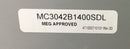 Siemens MC3042B1400SDL 400 Amp 1-Phase 240V Panelboard