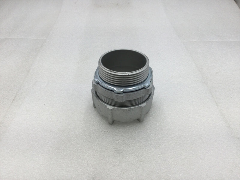 Topaz 267 2-1/2" Malleable Iron Rigid/IMC Conduit Compression Connector