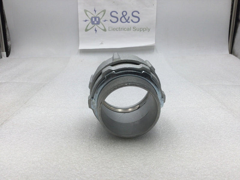 Topaz 267 2-1/2" Malleable Iron Rigid/IMC Conduit Compression Connector