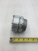 Topaz 267 2-1/2" Malleable Iron Rigid/IMC Conduit Compression Connector