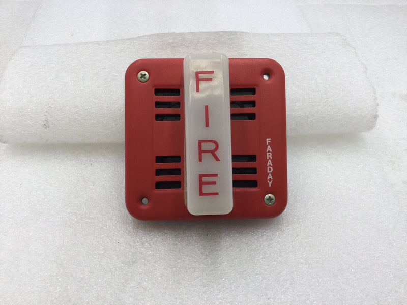 Faraday 5512 Wall Mount Horn/Strobe with EOL Resistor