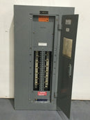 Square D 225A 208Y/120VAC 3Ph 4 Wire Series E2 MLO Type QOB Panel Board