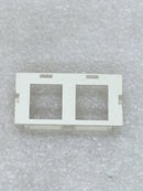 Wiremold/Legrand CM2-U2KEYA 2A Dual Unloaded Keystone Module Ivory (Pack of 10)