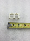 Wiremold/Legrand CM2-U2KEYA 2A Dual Unloaded Keystone Module Ivory (Pack of 10)