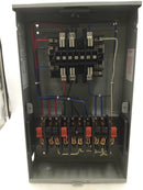 Siemens/Talon 9837-0173 20A Continuous 3 Phase/4 Wire 600VAC Type Nema3R 13 Jaw Meter Enclosure