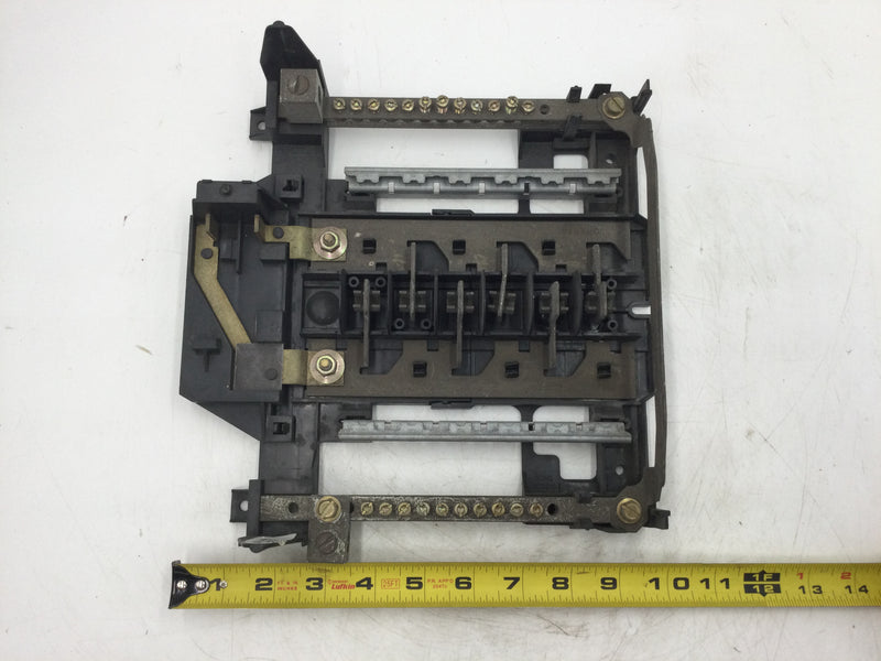 GE/General Electric TLM1212 125A 120/240VAC 6 Space 12 Circuit Type TLM Circuit Breaker Interior (Guts Only)
