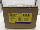 Square D H362 3 Pole 60A 600VAC Type Nema1 Enclosure Fusible Safety Switch