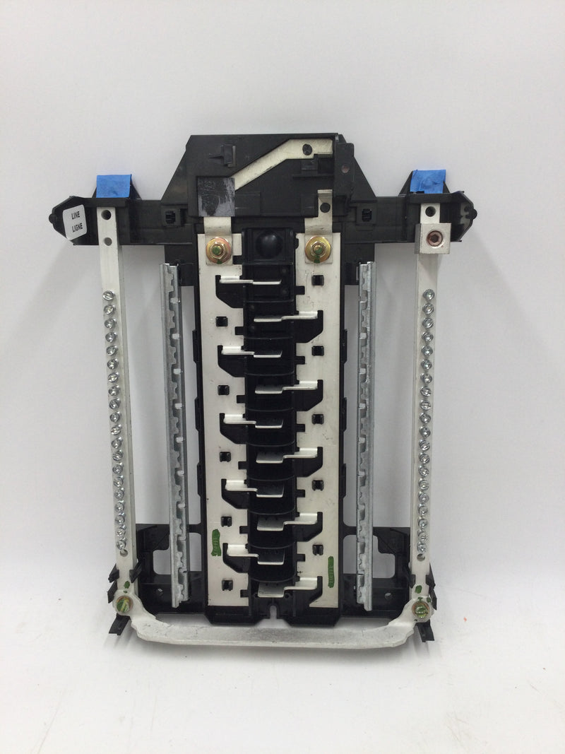 GE TM2010CCUBK1 100 Amp 10 Space 120/240 VAC MB Load Center Guts Only 9" X 15"