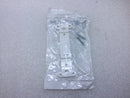 Leviton 80700-W Blank Inserts with Mounting Screws White