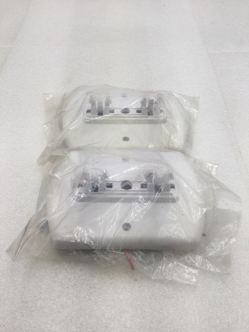 Lot of 2 Ceiling Mount Bracket Kit for Exit/Emergency Light Combo