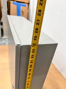 Wiegmann N1C242406LP Electrical Box Enclosure Type 1  24" x 24" x 6" w/ Turn Latch