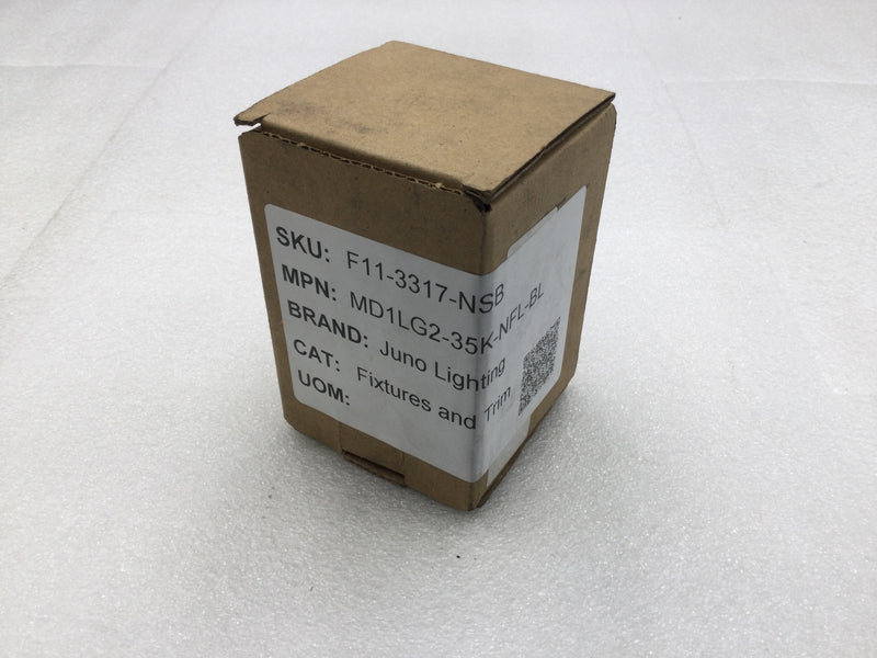 Juno MD1LG2-35K-NFL-BL 4.8-Watt 18-12 AWG 12V Mini LED Recessed Housing