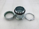 Bridgeport 265-SRT 2-1/2" Steel EMT Concrete/Rain Tight Compression Connector