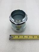 Bridgeport 265-SRT 2-1/2" Steel EMT Concrete/Rain Tight Compression Connector