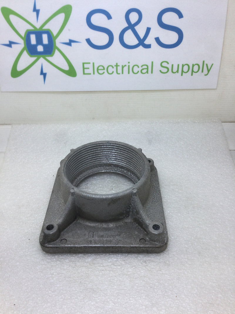 Milbank A8110 3" Aluminum Screw Mount Meter Socket Hub