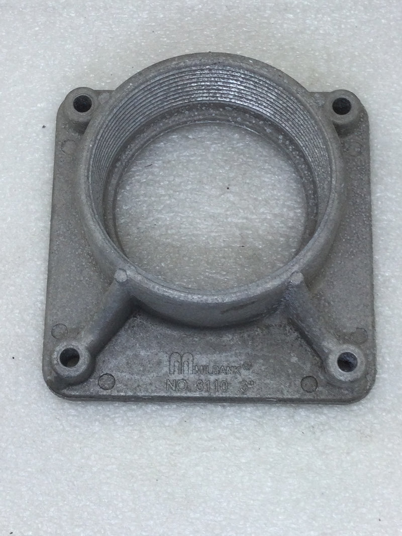 Milbank A8110 3" Aluminum Screw Mount Meter Socket Hub