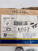 Topaz KO52 1" KnockOut Seal Steel KO