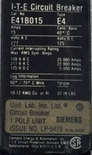 ITE E41B015 15 Amp 1 Pole 125/277V Circuit Breaker