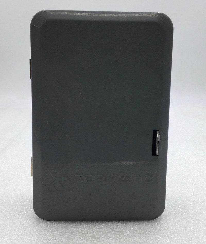 Intermatic T101 40 Amp 1 Pole 240V 24-Hour Dial-time Switch -Used