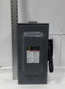 Square D HU362RB 60 Amp 3-Phase 600V Heavy-Duty Safety-Switch/Disconnect
