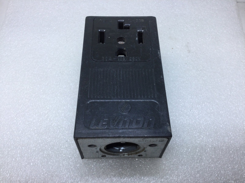 Leviton 30 Amp Single Surface Mounted Outlet 125/125V Self-Grounding