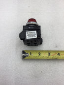 GE General Electric CR104PLG92R 120 VAC Red Indicating Light