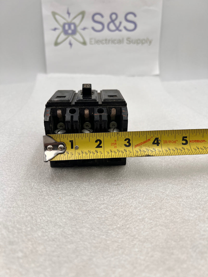 Westinghouse Quicklag C Breaker HQC3020 20 Amp 3 Pole Bolt-On Circuit Breaker