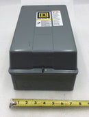 Square D 8903LG40 30 Amp 4 Pole 600V AC Lighting Contactor w/120V Coil Voltage