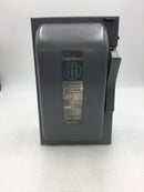 ITE F-352 60 Amp 3 Phase 600 VAC 30 HP Vacu-Break Fusible Safety Switch