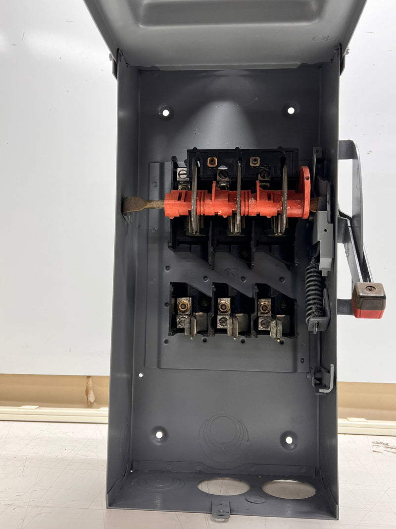 Square D H323-RB Safety Switch 100Amp 240V Series E1 3-Phase H323RB