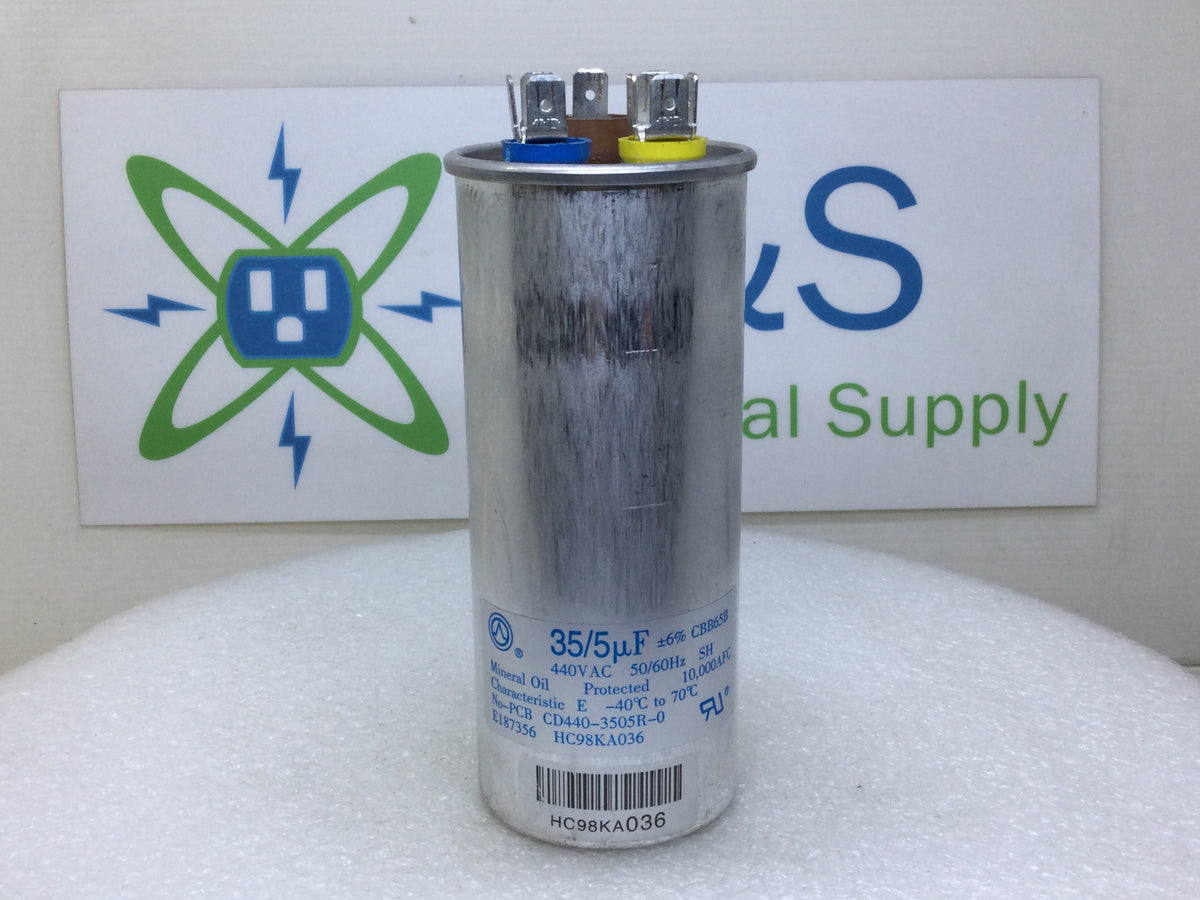 Lot de 2 condensateurs CBB60 16 µF 450 V 50/60 Hz avec câble de
