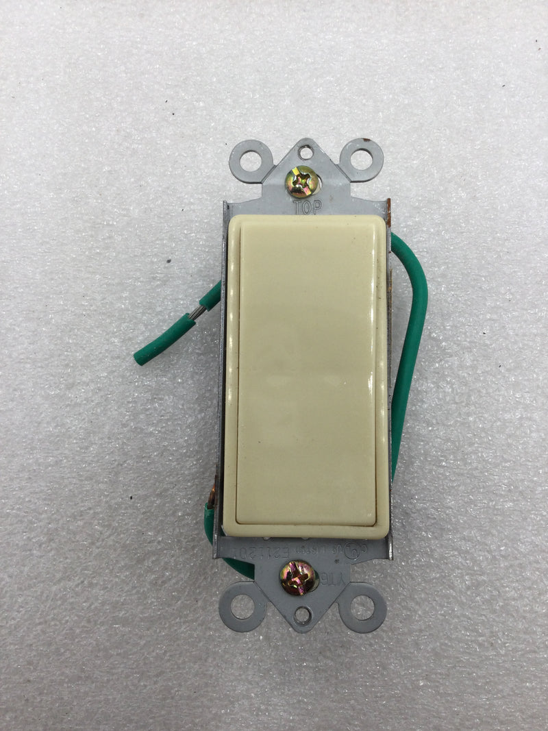 Preferred Industries WH4250-IVORY Decora Style 4-Way Rocker Switch in Ivory (Box of 10)