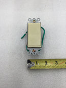 Preferred Industries WH4250-IVORY Decora Style 4-Way Rocker Switch in Ivory (Box of 10)