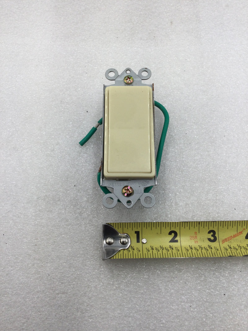 Preferred Industries WH4250-IVORY Decora Style 4-Way Rocker Switch in Ivory (Box of 10)