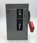 GE TH4321 30 Amp 3-Phase 240V Heavy-Duty Safety-Switch -Used