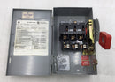 GE TH4321 30 Amp 3-Phase 240V Heavy-Duty Safety-Switch -Used