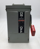 GE TH3221R 30 Amp 3-Phase 240V Heavy-Duty Safety-Switch -Used