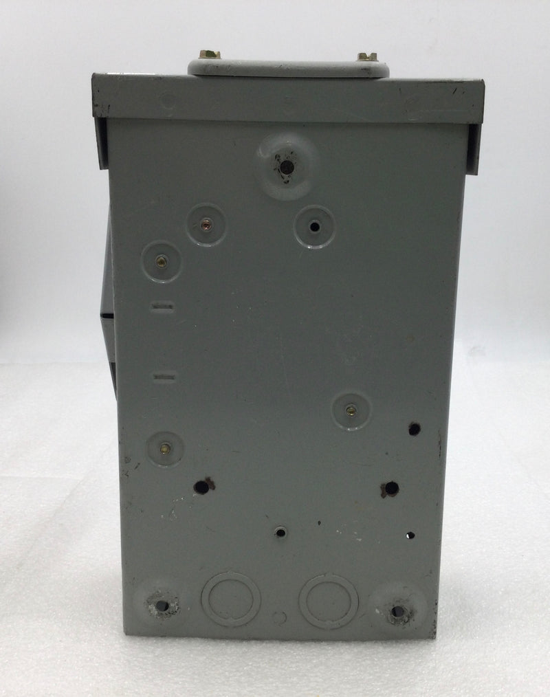 GE TH3221R 30 Amp 3-Phase 240V Heavy-Duty Safety-Switch -Used