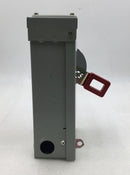 GE TH3221R 30 Amp 3-Phase 240V Heavy-Duty Safety-Switch -Used