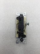 Leviton 5603-2I Decora Style 3-Way Rocker Switch in Ivory 15 Amp 125 VAC (Box of 6)