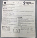 GE TGN3321 30 Amp 3-Phase 240V General Duty Safety-Switch -Used