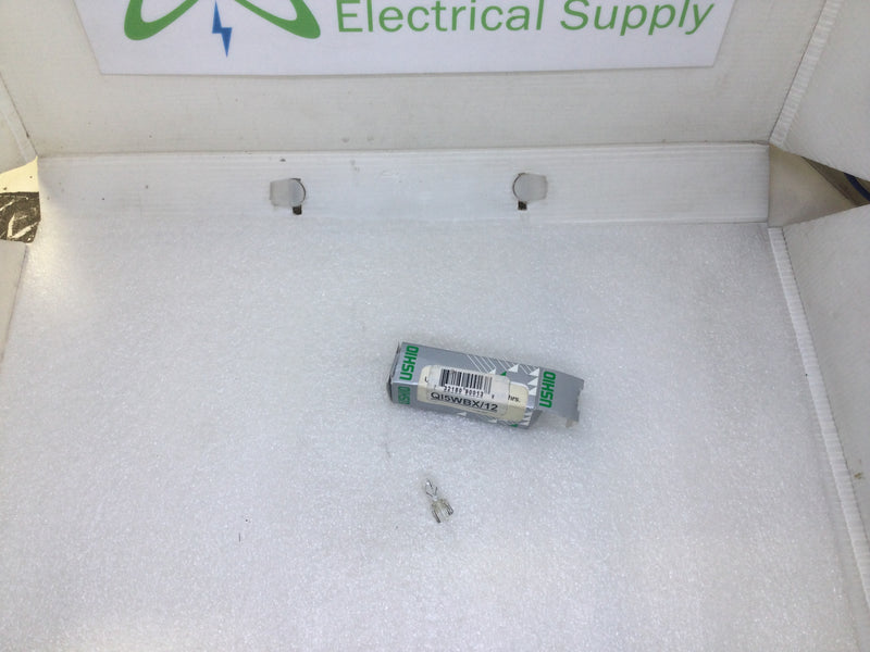 Ushio/Nora Lighting QI5WBX/12 5-Watt 12V Miniature Xenon Lamp - Lot of 4